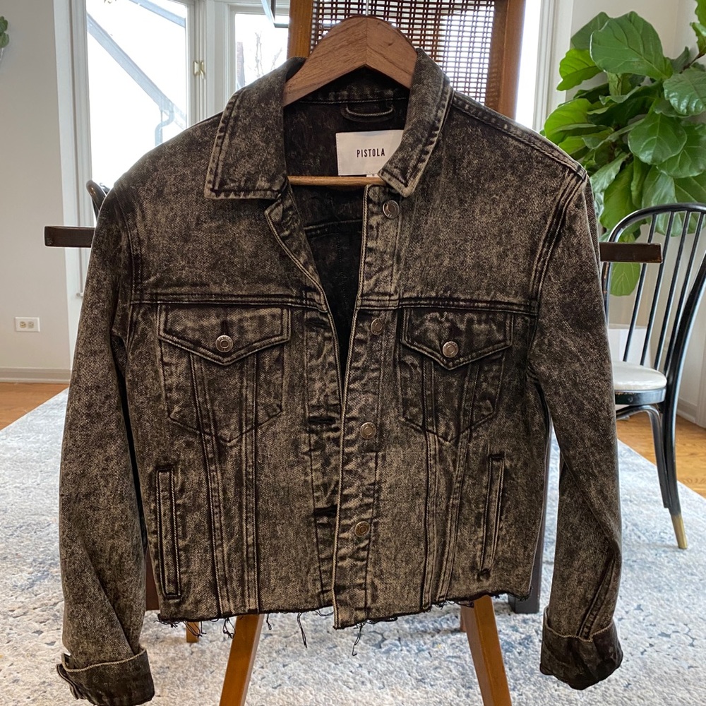 acid washed Pistola Jean jacket